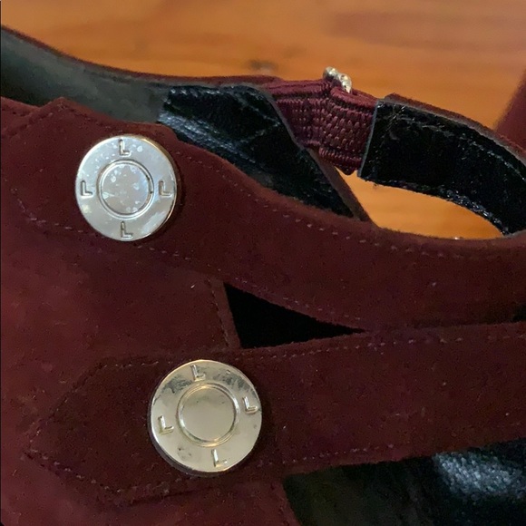 Vintage 90s Karl Lagerfeld suede Mary Jane style - Picture 8 of 14